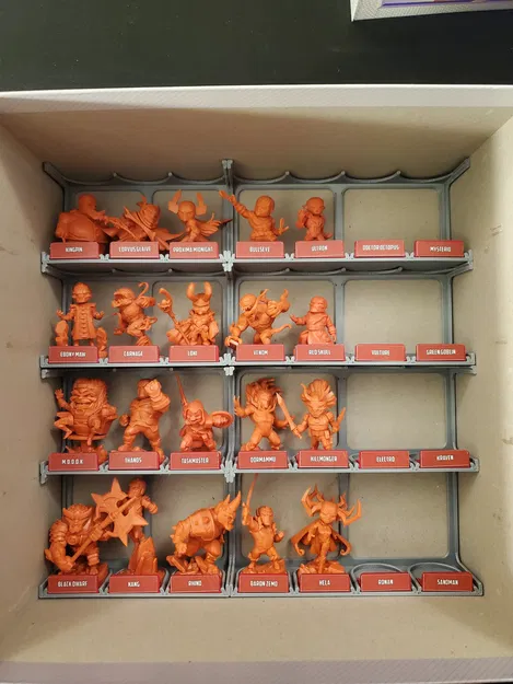 Insert hộp mini Marvel United (Season 1 & 2) – Marvel United Miniatures Box Insert - Image 3