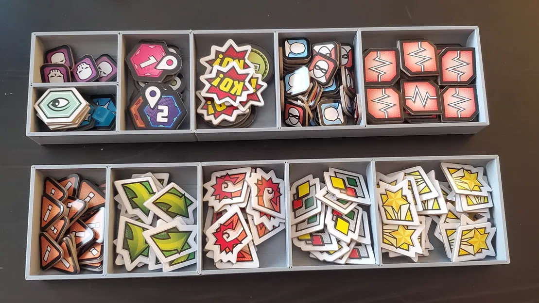 Insert hộp mini Marvel United (Season 1 & 2) – Marvel United Miniatures Box Insert - Image 5