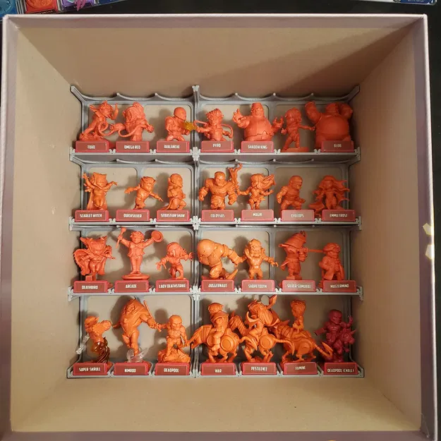 Insert hộp mini Marvel United (Season 1 & 2) – Marvel United Miniatures Box Insert - Image 6