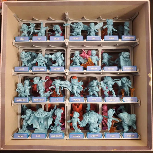 Insert hộp mini Marvel United (Season 1 & 2) – Marvel United Miniatures Box Insert - Image 7