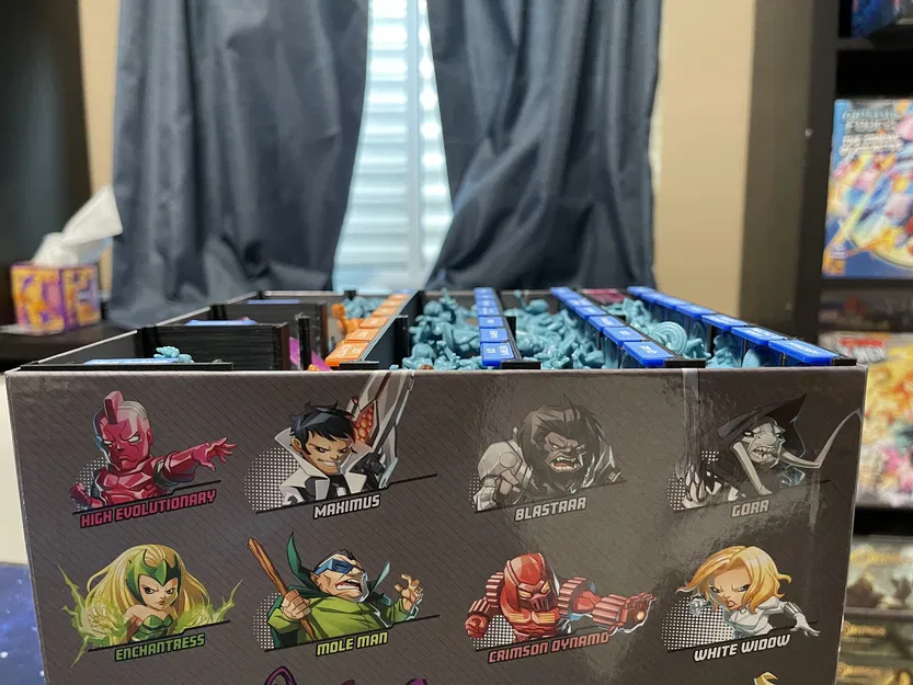 Khay/Insert hộp mini Marvel United (Season 3) cho Kickstarter extras - Image 1