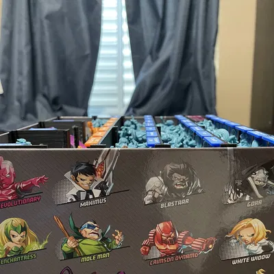 Khay/Insert hộp mini Marvel United (Season 3) cho Kickstarter extras