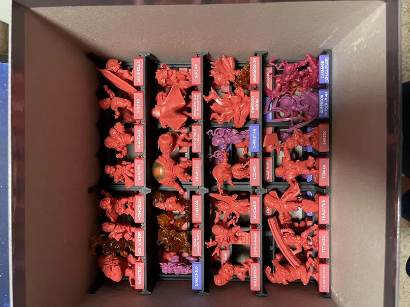 Khay/Insert hộp mini Marvel United (Season 3) cho Kickstarter extras - Image 2