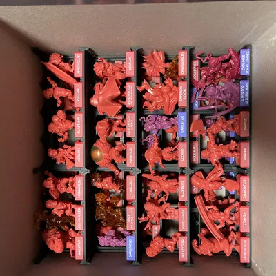 Khay/Insert hộp mini Marvel United (Season 3) cho Kickstarter extras