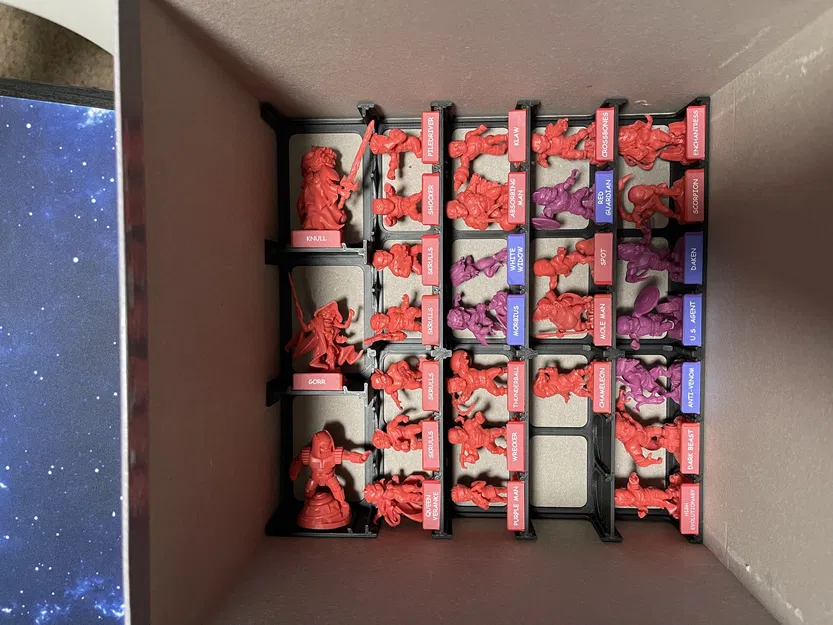 Khay/Insert hộp mini Marvel United (Season 3) cho Kickstarter extras - Image 6