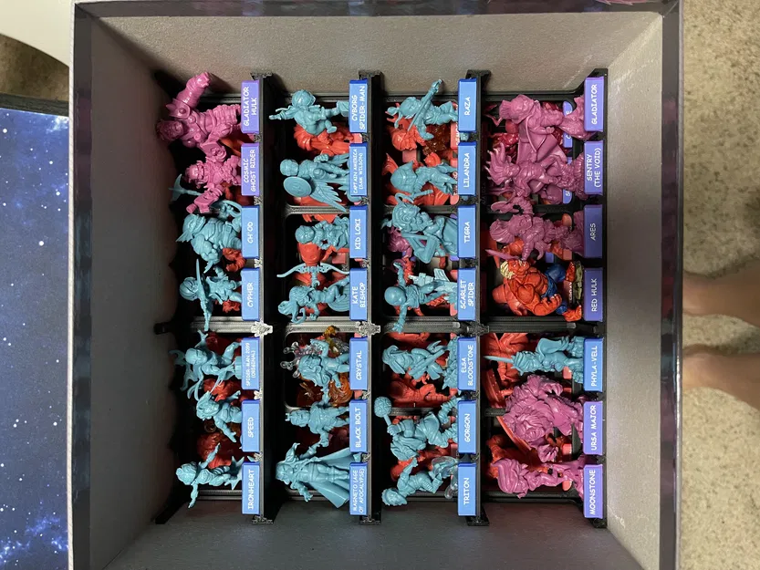 Khay/Insert hộp mini Marvel United (Season 3) cho Kickstarter extras - Image 7