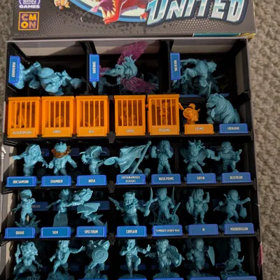 Marvel United Season 3 - Khay liền khối & pet cages chỉnh sửa cho Multiverse