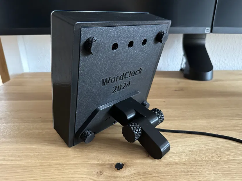Giá đỡ để bàn WordClock 2024/2025 (16x8 & 16x16) - Image 1