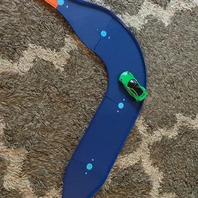 Đường đua Hot Wheels Wide Track cong 45 & 90 độ