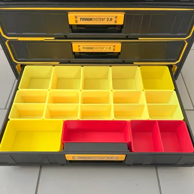 Hộp Đựng Đồ Nghề Dewalt TOUGHSYSTEM 2.0 Ngăn Kéo DWST08330-1