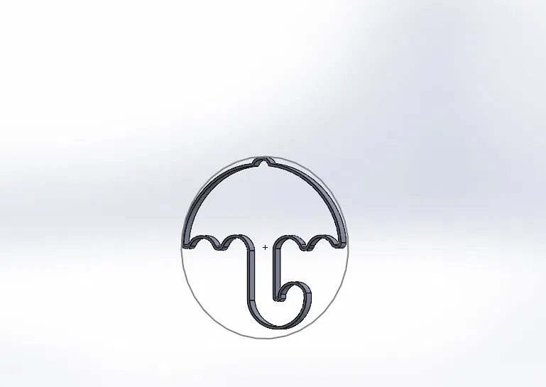 Mô Hình 3D Biểu Tượng Ô Dù Squid Game Độc Đáo - Image 1