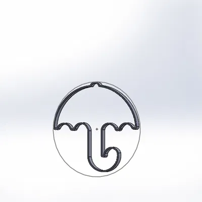 Mô Hình 3D Biểu Tượng Ô Dù Squid Game Độc Đáo