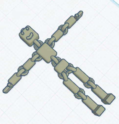 Mô Hình 3D Búp Bê Ragdoll Mặt Cười Ngộ Nghĩnh - Image 1