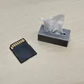 Hộp Khăn Giấy Mini & Giá Đỡ Thẻ Nhớ SD 3D - Thumbnail 1