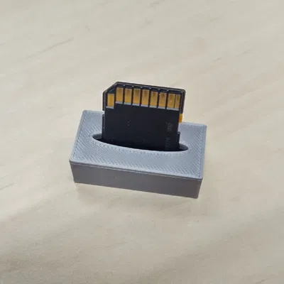 Hộp Khăn Giấy Mini & Giá Đỡ Thẻ Nhớ SD 3D