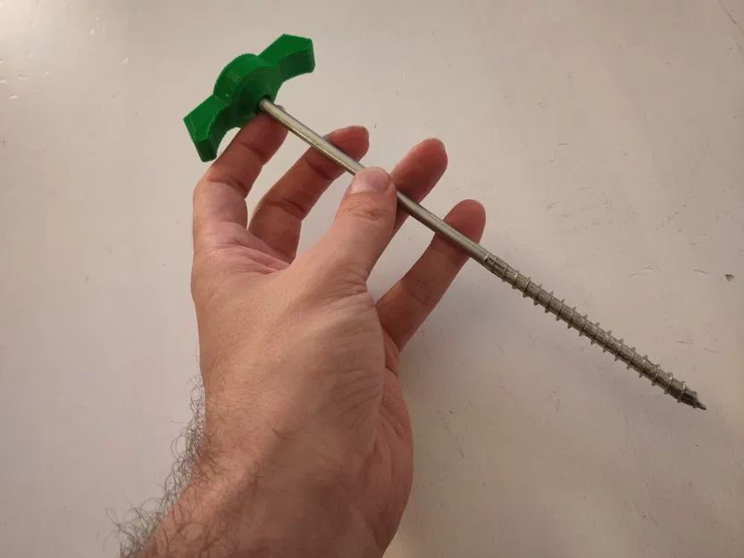 Tent Screw PEG / Schraub Hering (cọc lều vặn vít) - Image 1