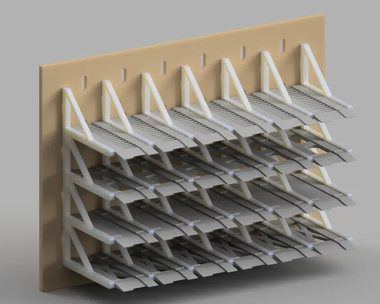 Garage xe diecast 1/64 gắn Ikea Skadis - Image 2