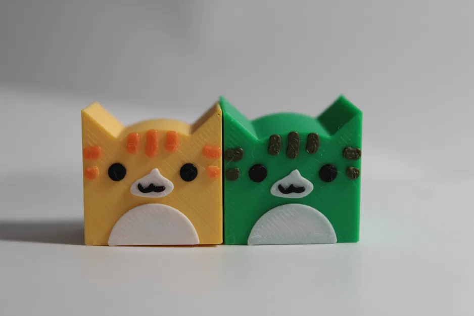 Biểu tượng mèo Geometry Dash (Geometry Dash Cat Icon) bản mini 3D - Image 2