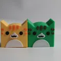 Biểu tượng mèo Geometry Dash (Geometry Dash Cat Icon) bản mini 3D - Thumbnail 2