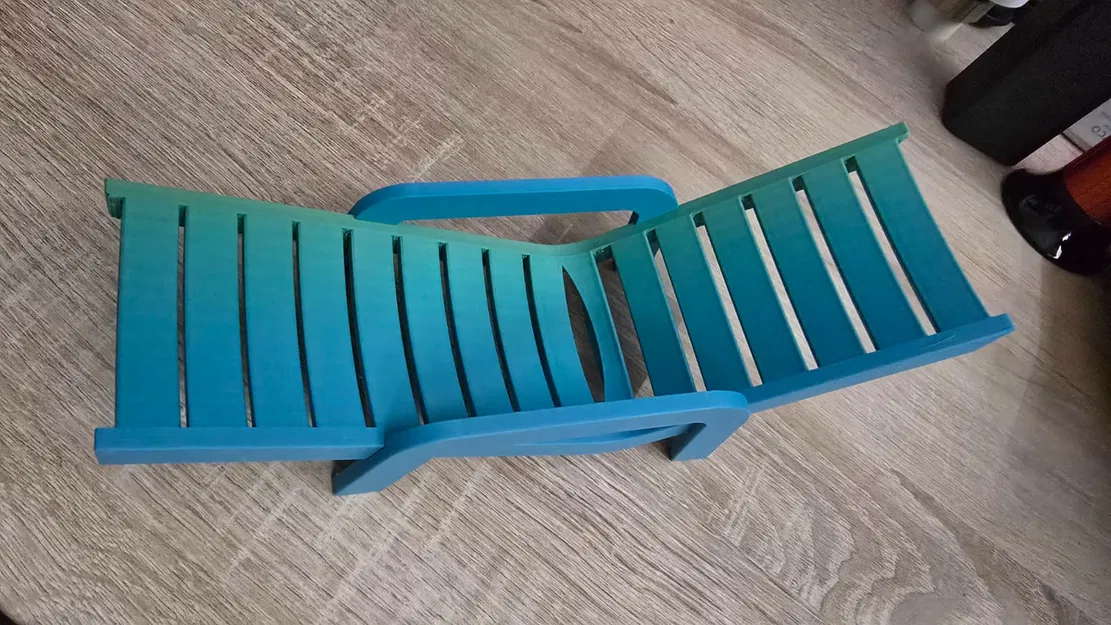 Ghế nằm hồ bơi Barbie tỉ lệ 1/6 (Poolchair Barbie 1/6 Scale) - Image 3