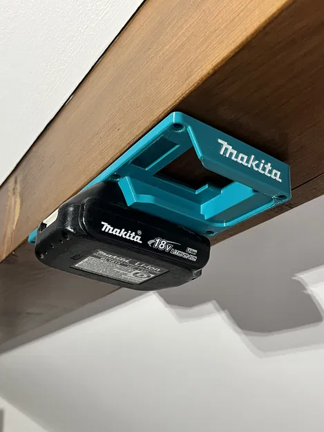 Ngàm treo tường đôi pin Makita (Duo Makita battery wall mount) - Image 2