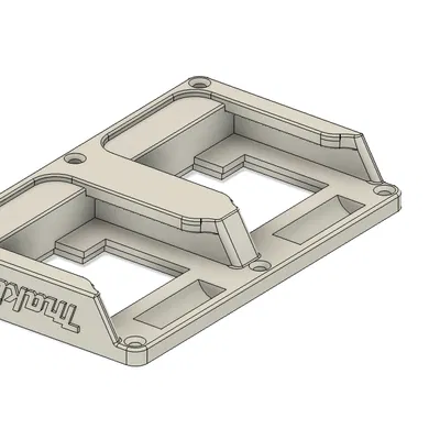 Ngàm treo tường đôi pin Makita (Duo Makita battery wall mount)
