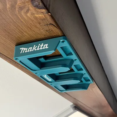 Giá treo tường pin Makita (3 pin) kèm logo Makita