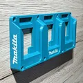 Giá treo tường pin Makita (3 pin) kèm logo Makita - Thumbnail 4