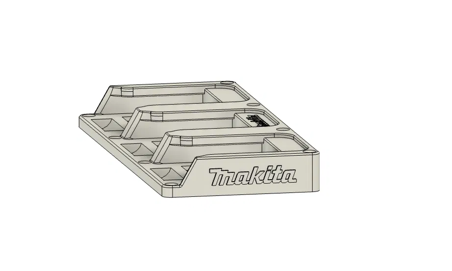 Giá treo tường pin Makita (3 pin) kèm logo Makita - Image 6