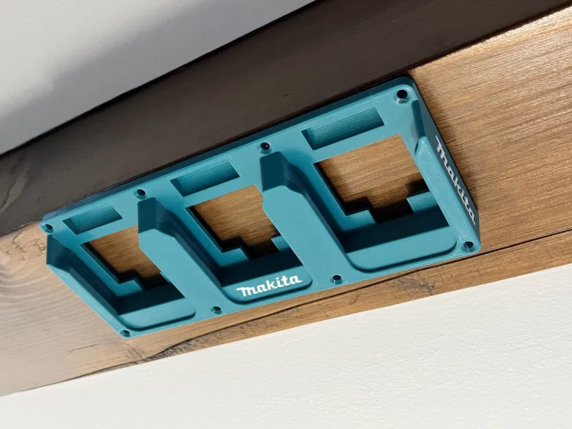Giá treo tường pin Makita (3 pin) kèm logo Makita - Image 7