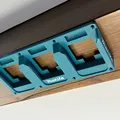 Giá treo tường pin Makita (3 pin) kèm logo Makita - Thumbnail 7
