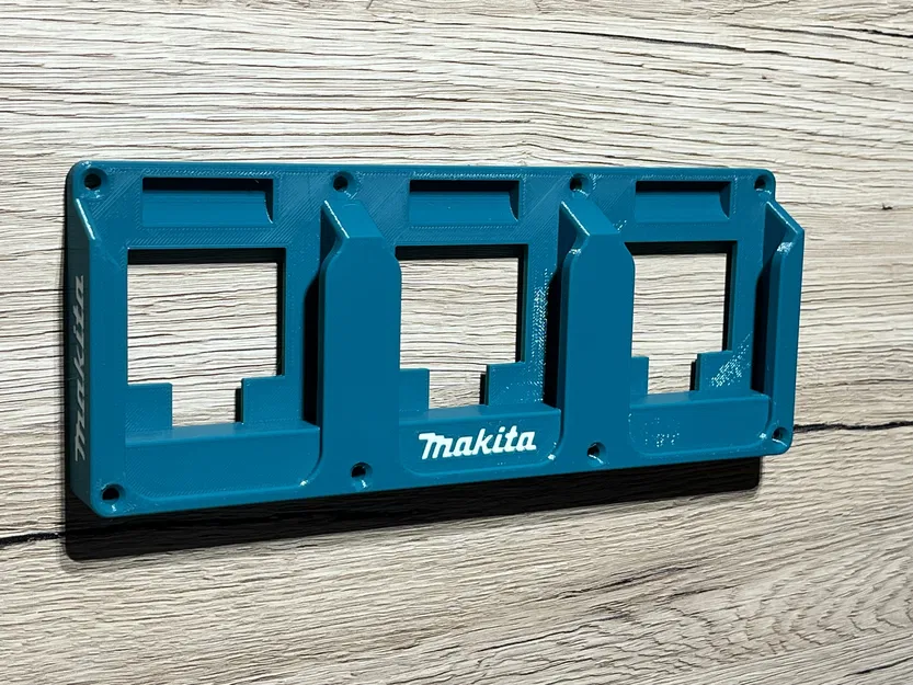Giá treo tường pin Makita (3 pin) kèm logo Makita - Image 8