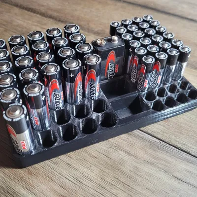 Khay Sắp Xếp Pin Đa Năng AA, AAA, 9V