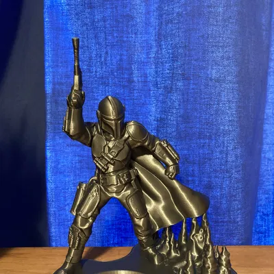 Tượng Mandalorian | Không cần Supports