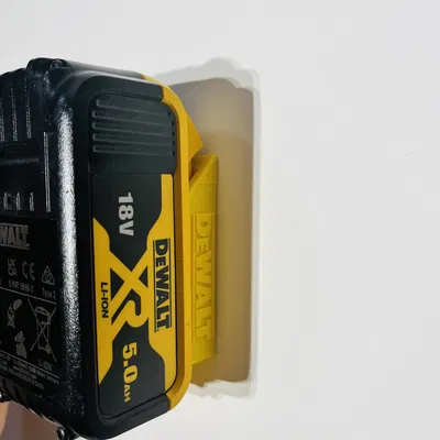 Ngàm treo tường đôi pin DeWalt 18V (Duo DeWalt 18V battery wall mount holder)