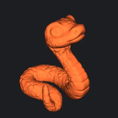 Rắn + móc khóa rắn (Snake + snake keychain)