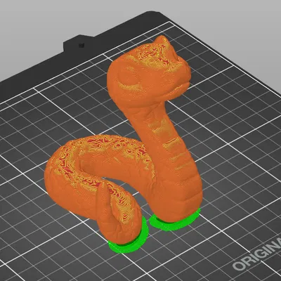 Rắn + móc khóa rắn (Snake + snake keychain)