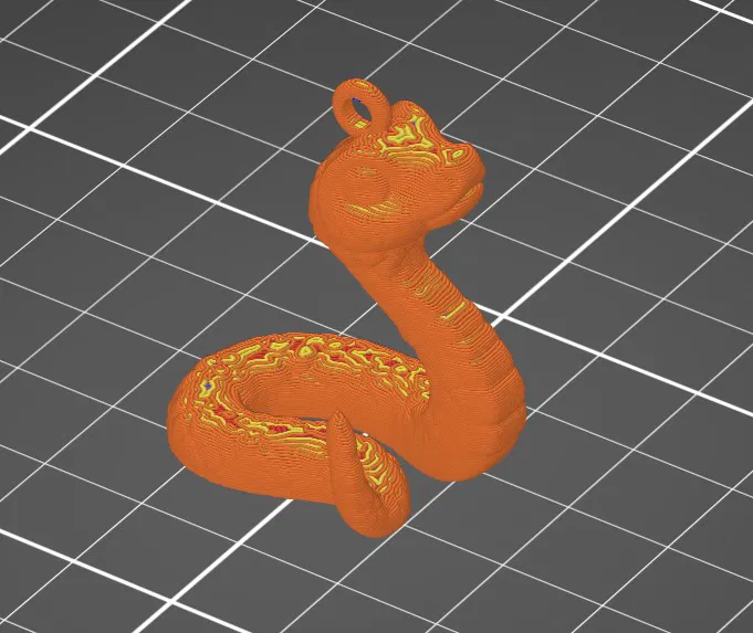 Rắn + móc khóa rắn (Snake + snake keychain) - Image 5