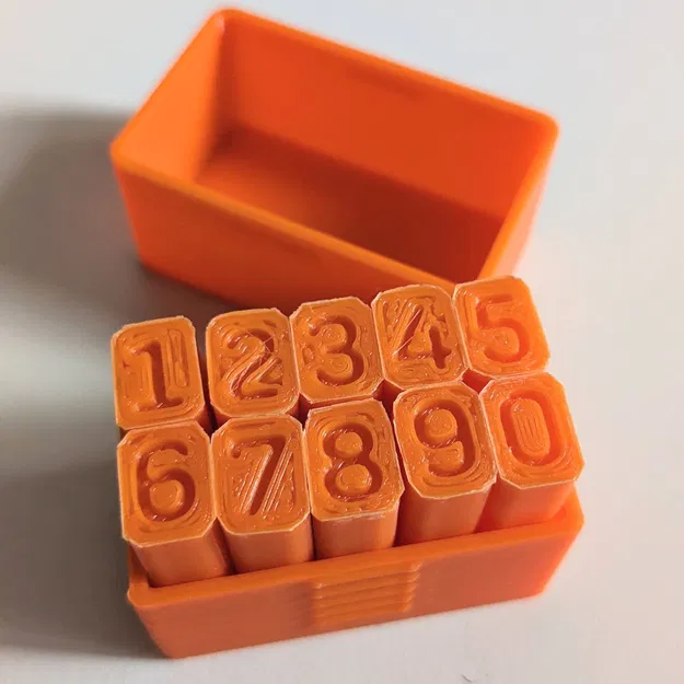 Bộ Khuôn Số (0–9) Kèm Hộp Đựng - Image 2