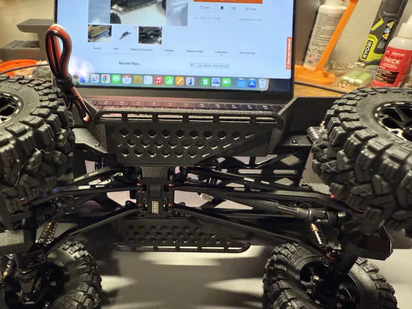 Thanh trượt bảo vệ "Rock Sliders" cho Axial SCX24 Gladiator - Image 1