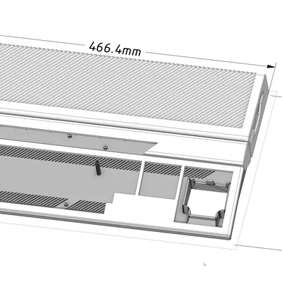 Vỏ máy ATARI ST Shell (Top & Bottom)