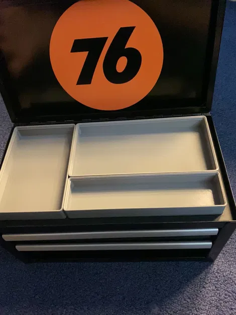 Insert Gridfinity cho hộp đồ nghề mini Kobalt (Kobalt mini toolbox Gridfinity inserts) - Image 2