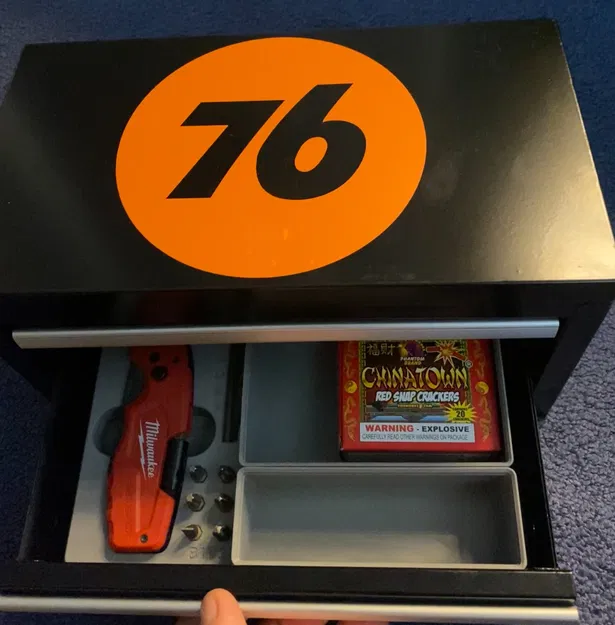 Insert Gridfinity cho hộp đồ nghề mini Kobalt (Kobalt mini toolbox Gridfinity inserts) - Image 3