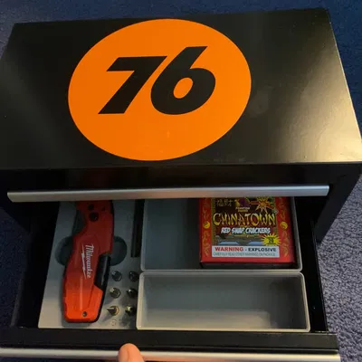 Insert Gridfinity cho hộp đồ nghề mini Kobalt (Kobalt mini toolbox Gridfinity inserts)