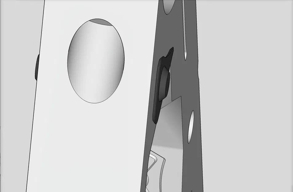 [unofficial] LowRider v4 CNC: nắp lưng gantry có bản lề + tie-downs + mount Jackpot - Image 3