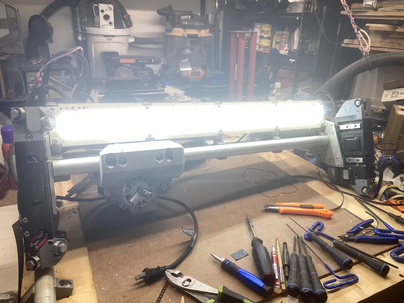 [unofficial] LowRider v4 CNC: nắp lưng gantry có bản lề + tie-downs + mount Jackpot - Image 12