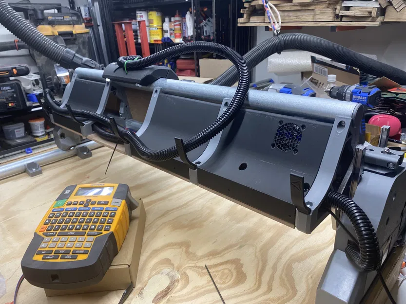 [unofficial] LowRider v4 CNC: nắp lưng gantry có bản lề + tie-downs + mount Jackpot - Image 23