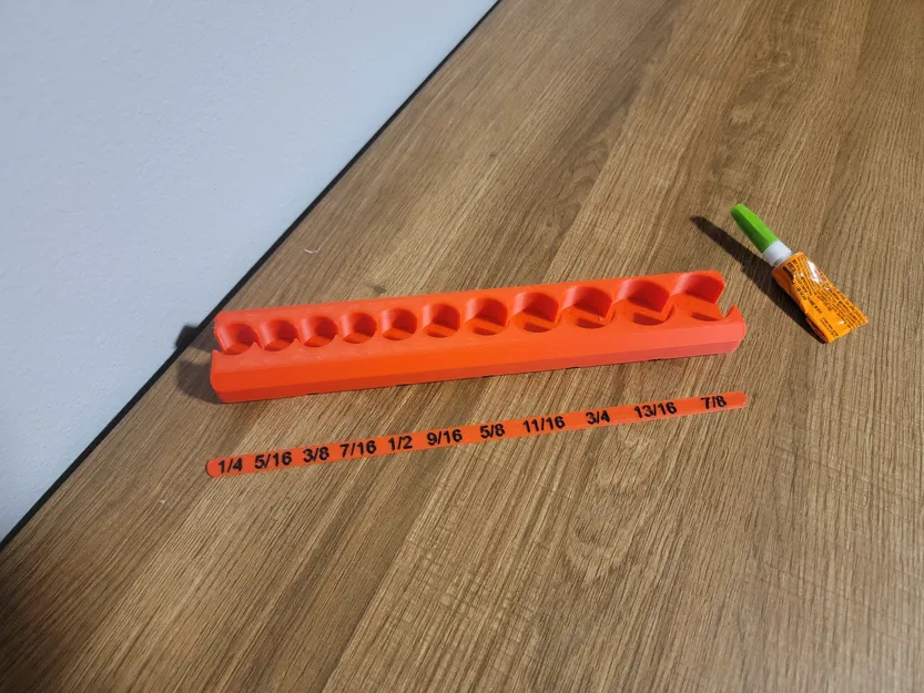 Khay giữ Socket 3/8" Drive - Gridfinity (1 hàng) - Image 2