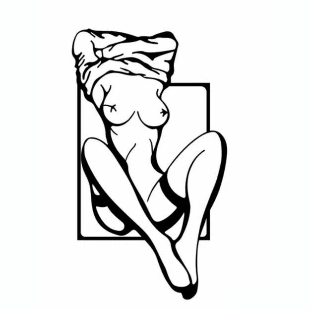 Tượng Nghệ Thuật 3D "Relax" - Trang Trí Độc Đáo - Image 1