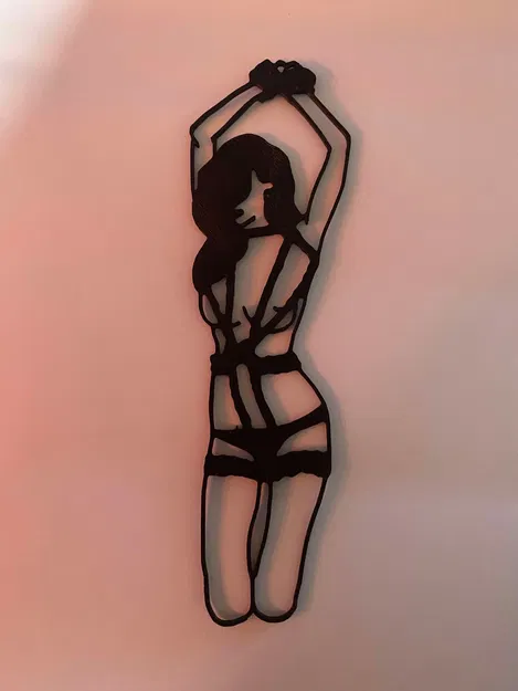 Mô Hình Trang Trí 3D Phụ Nữ Gợi Cảm - Image 1